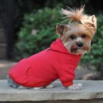 Flex-Fit Dog Hoodie - Red