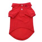 Solid Dog Polo - Flame Scarlet Red